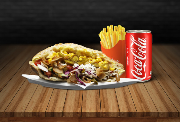 (23) 1/2 Döner Menü